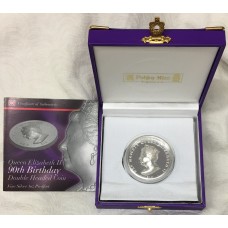 GREAT BRITAIN 2016 . TEN 10 DOLLAR COIN . PROOF . QUEENS 90th BIRTHDAY